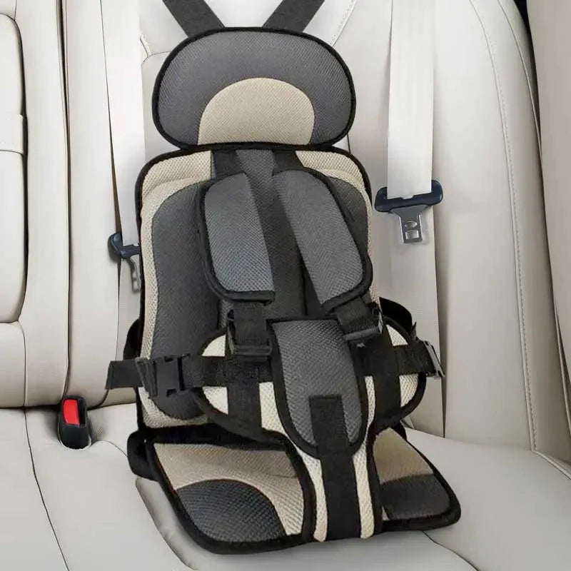 Child Car Seat Adjustable Harness Breathable Padding & Removable Cover
