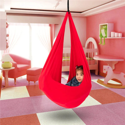 Children's Sensory Hammock Enveloping Stretch Fabric & Ceiling Mount