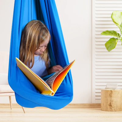 Children's Sensory Hammock Enveloping Stretch Fabric & Ceiling Mount