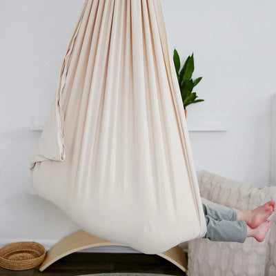 Children's Sensory Hammock Enveloping Stretch Fabric & Ceiling Mount