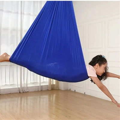 Children's Sensory Hammock Enveloping Stretch Fabric & Ceiling Mount