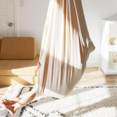 Children's Sensory Hammock Enveloping Stretch Fabric & Ceiling Mount