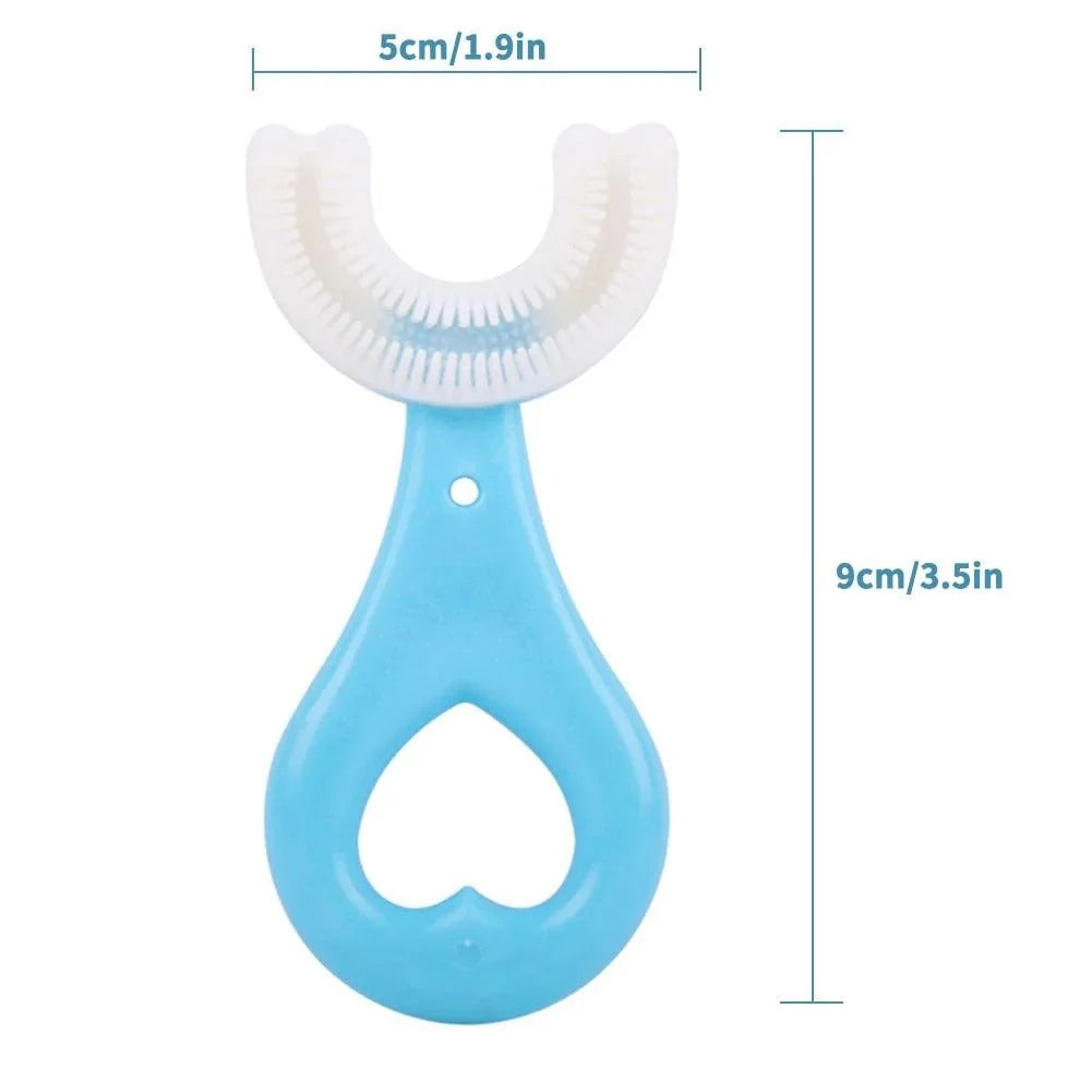 Children's Toothbrush U-Shaped 360-Degree Non-Slip Handle