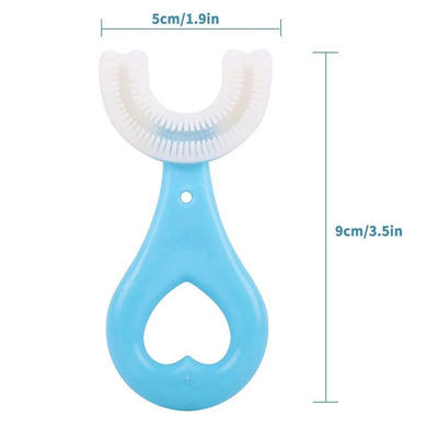 Children's Toothbrush U-Shaped 360-Degree Non-Slip Handle