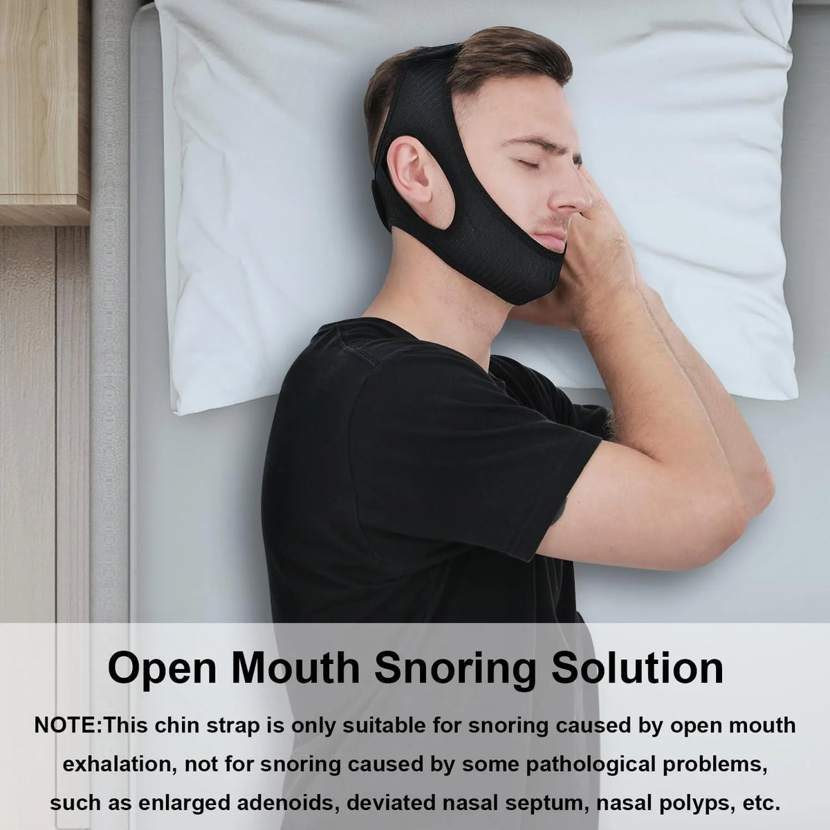 Chin Strap Adjustable Fit Breathable & Discreet