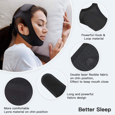 Chin Strap Adjustable Fit Breathable & Discreet