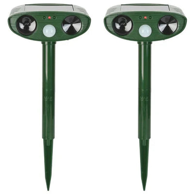 Chipmunk Repeller Solar Ultrasonic Motion-Activated