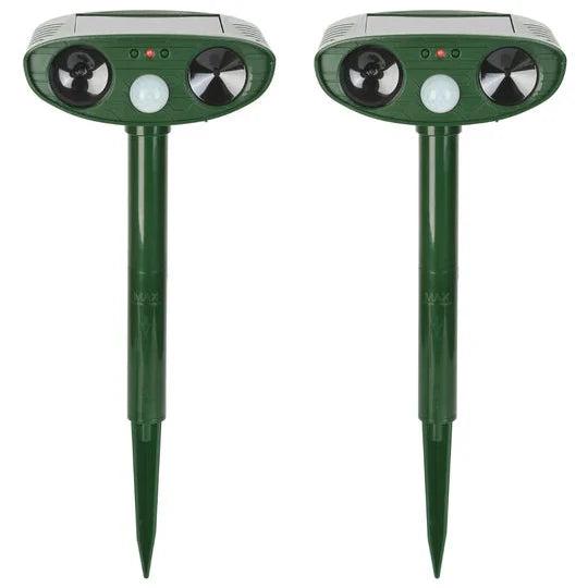 Chipmunk Repeller Solar Ultrasonic Motion-Activated