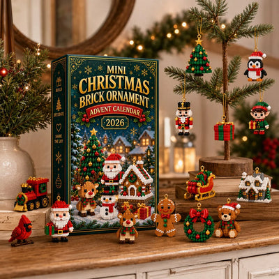 Christmas Advent Calendar Mini Building Set Ornaments 24 Designs