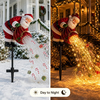 Christmas Garden Light Stake Animated LED Effects Staked Installation