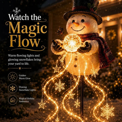 Christmas Garden Light Stake Animated LED Effects Staked Installation