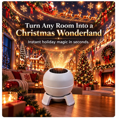 Christmas Projection Light USB-Powered Wall & Ceiling Scenes