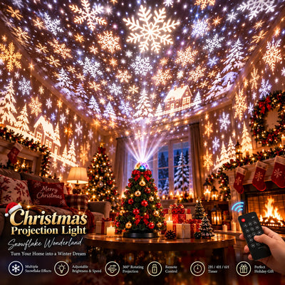 Christmas Projector Light Remote Control 15+ Designs