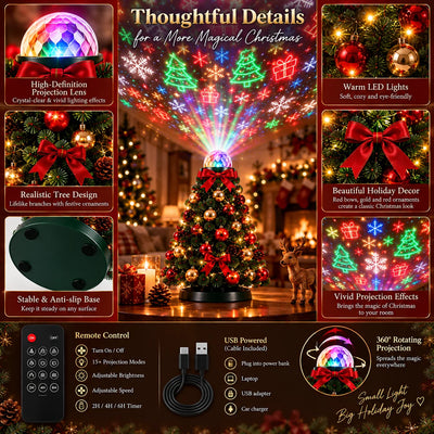 Christmas Projector Light Remote Control 15+ Designs