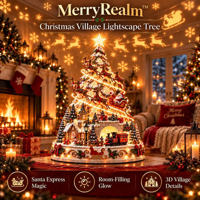 Christmas Village Illuminated Wall & Ceiling Projection