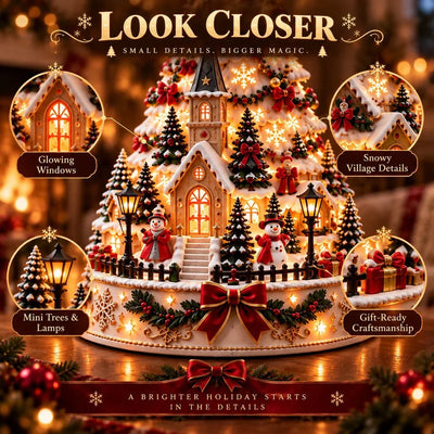 Christmas Village Illuminated Wall & Ceiling Projection