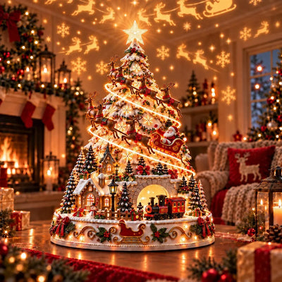 Christmas Village Illuminated Wall & Ceiling Projection