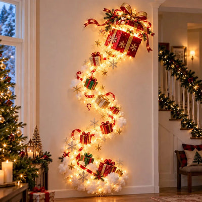 Christmas Wall Decoration Illuminated Light Trail 5 Designs