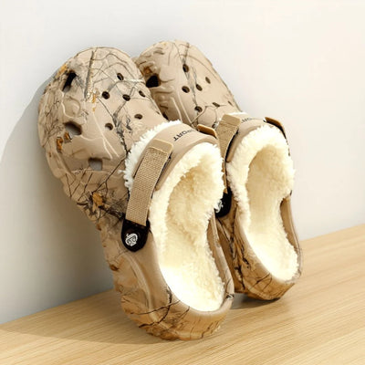 Clogs Fleece-Lined Slip-On & Non-Slip
