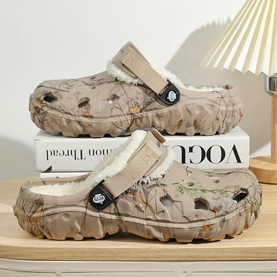 Clogs Fleece-Lined Slip-On & Non-Slip