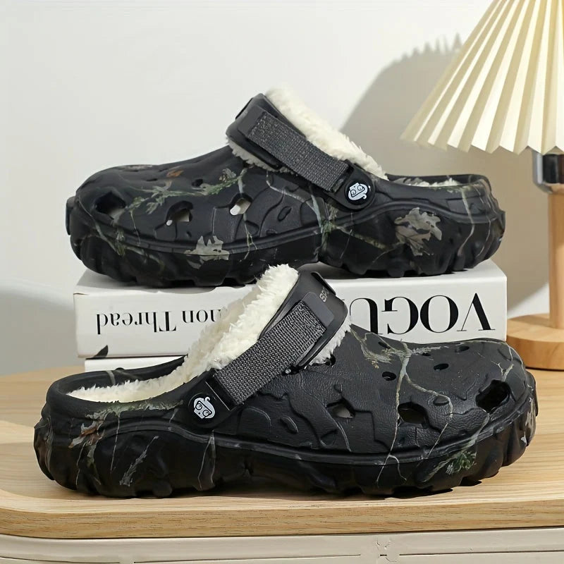 Clogs Fleece-Lined Slip-On & Non-Slip
