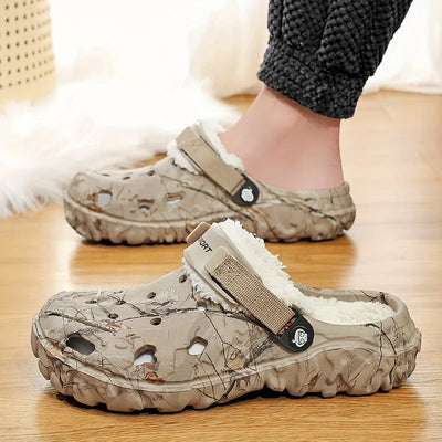 Clogs Fleece-Lined Slip-On & Non-Slip