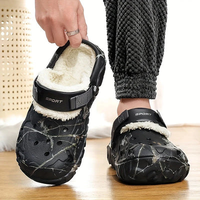 Clogs Fleece-Lined Slip-On & Non-Slip