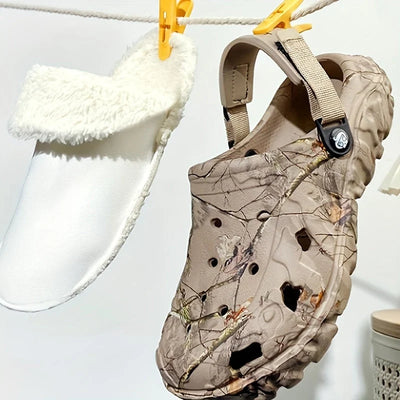 Clogs Fleece-Lined Slip-On & Non-Slip