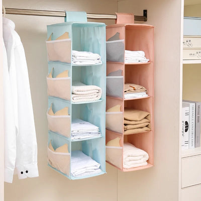 Closet Organizer Hanging Foldable Multi-Tier