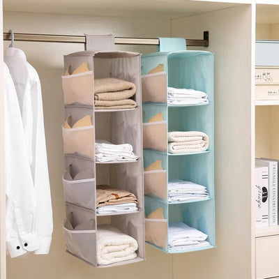 Closet Organizer Hanging Foldable Multi-Tier
