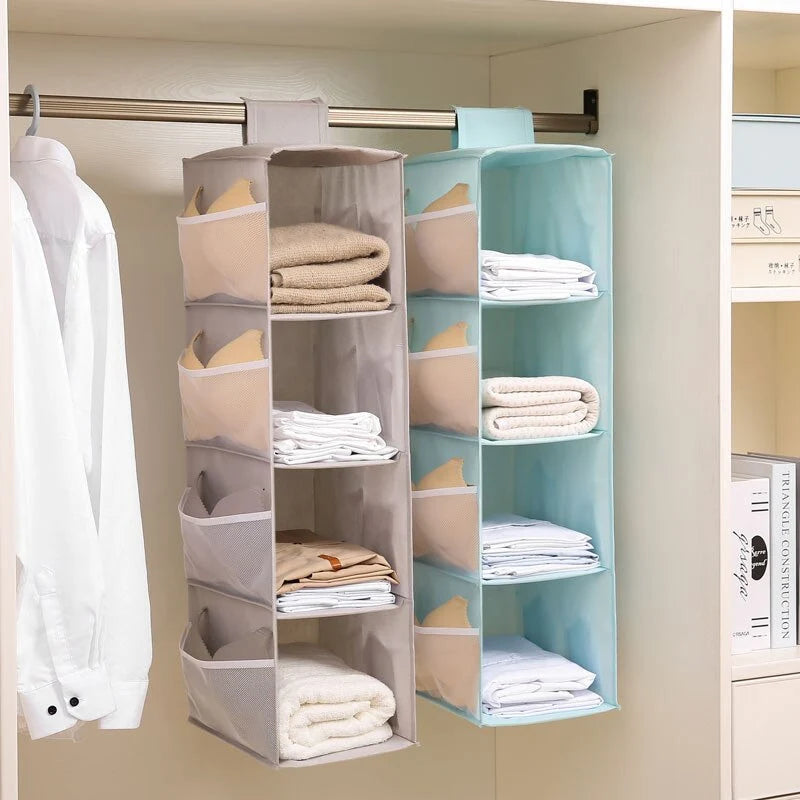 Closet Organizer Hanging Foldable Multi-Tier