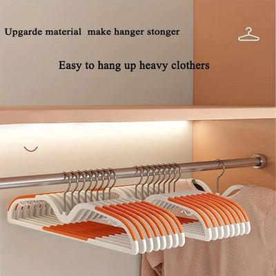 Clothes Hangers Space-Saving Slim Neck 360 Degree Rotating Hook
