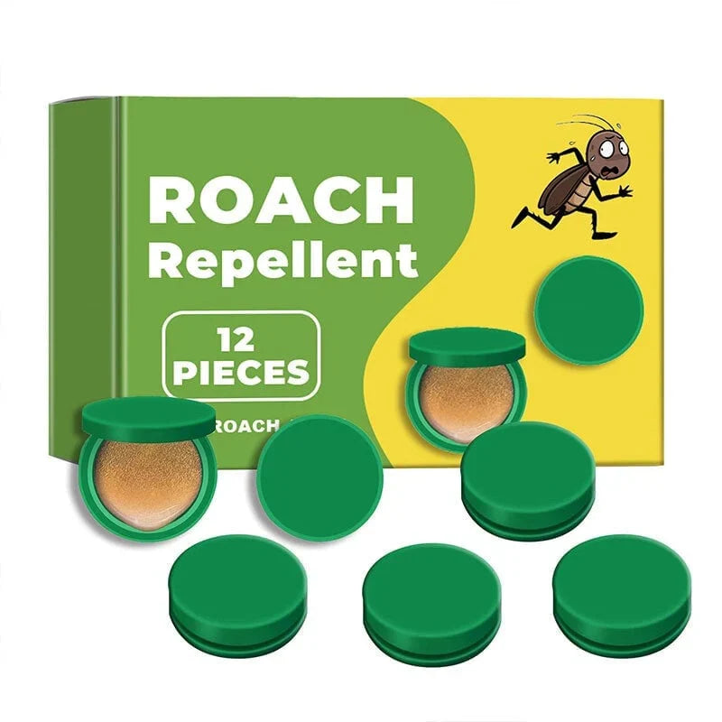 Cockroach Bait Stations Stick-On Adhesive Low Odor 12 Pack