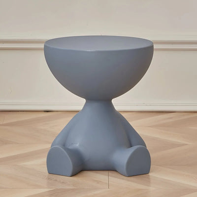 Coffee Table Round Plastic Space-Saving Lightweight-Durable