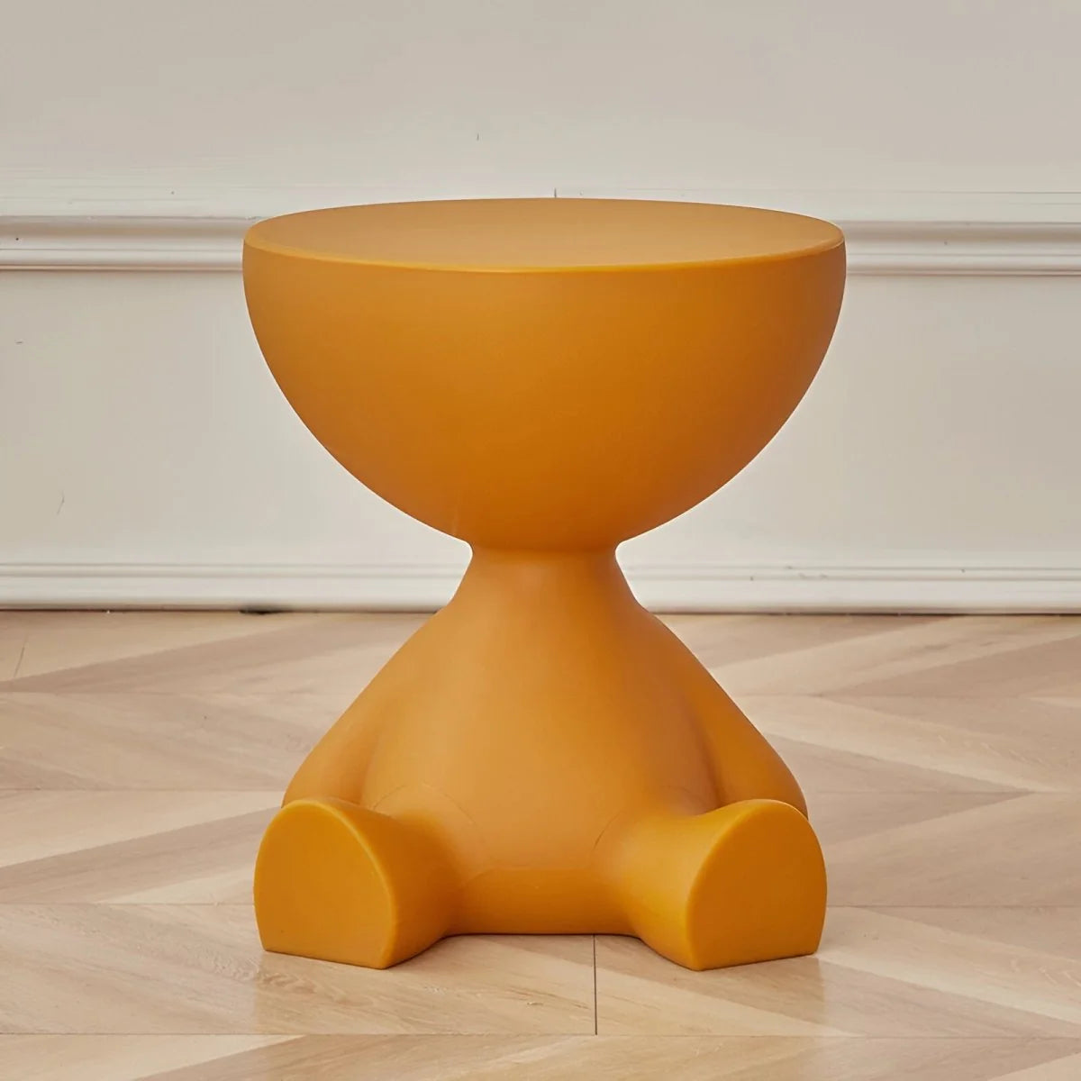 Coffee Table Round Plastic Space-Saving Lightweight-Durable