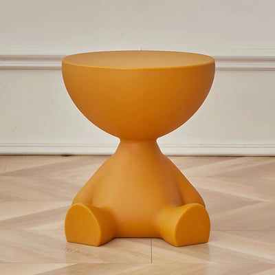 Coffee Table Round Plastic Space-Saving Lightweight-Durable