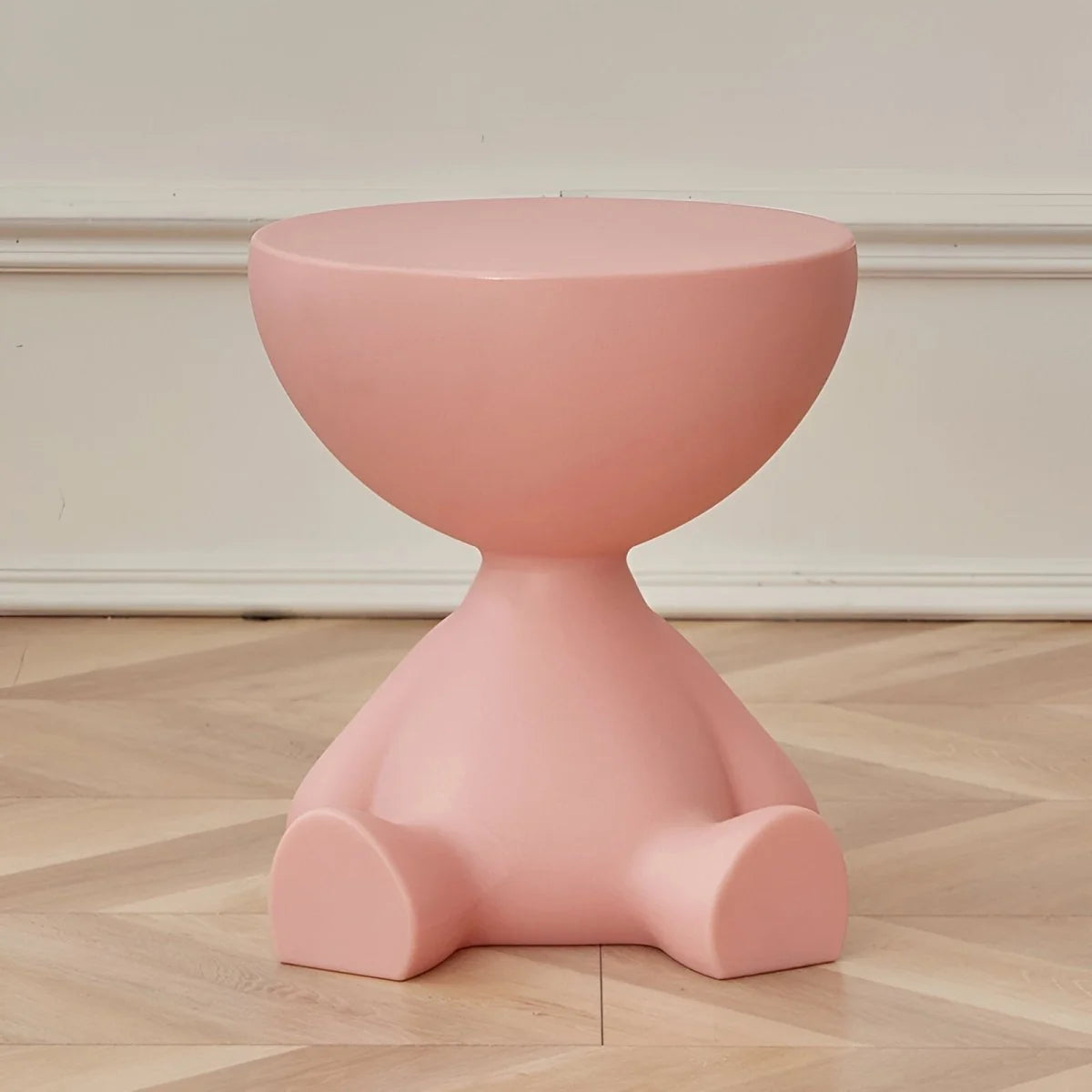 Coffee Table Round Plastic Space-Saving Lightweight-Durable