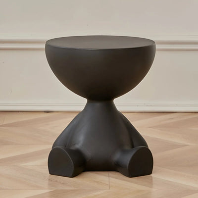 Coffee Table Round Plastic Space-Saving Lightweight-Durable