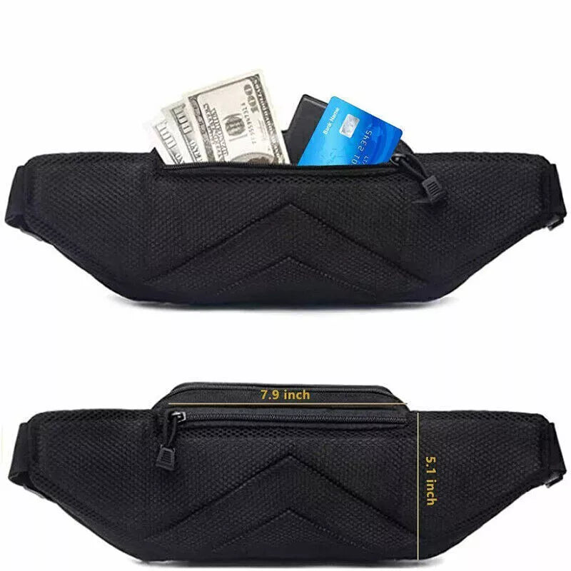 Concealed Carry Waist Pack 800D Oxford Fits Full-Size Pistol