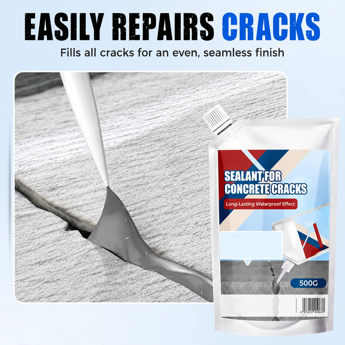 Concrete Crack Sealant Waterproof & Flexible UV-Resistant