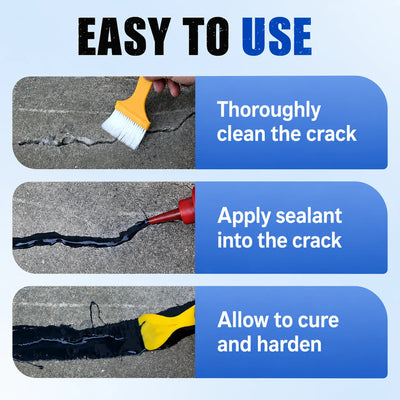 Concrete Crack Sealant Waterproof & Flexible UV-Resistant
