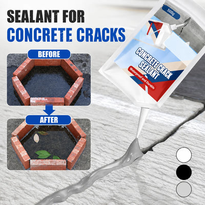 Concrete & Masonry Crack Sealant Waterproof Flows Into Cracks