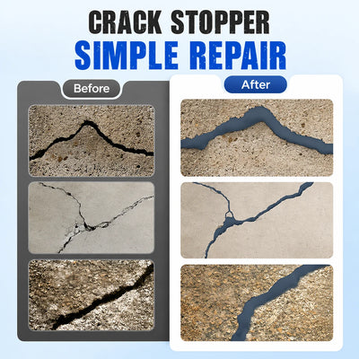 Concrete & Masonry Crack Sealant Waterproof Flows Into Cracks