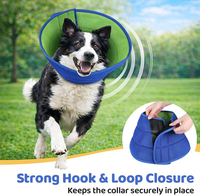 Cone Collar Soft Breathable Mesh Adjustable & Machine Washable