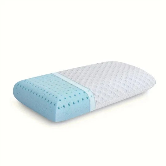 Cooling Pillow Gel-Infused Memory Foam Dual-Sided Washable Cover