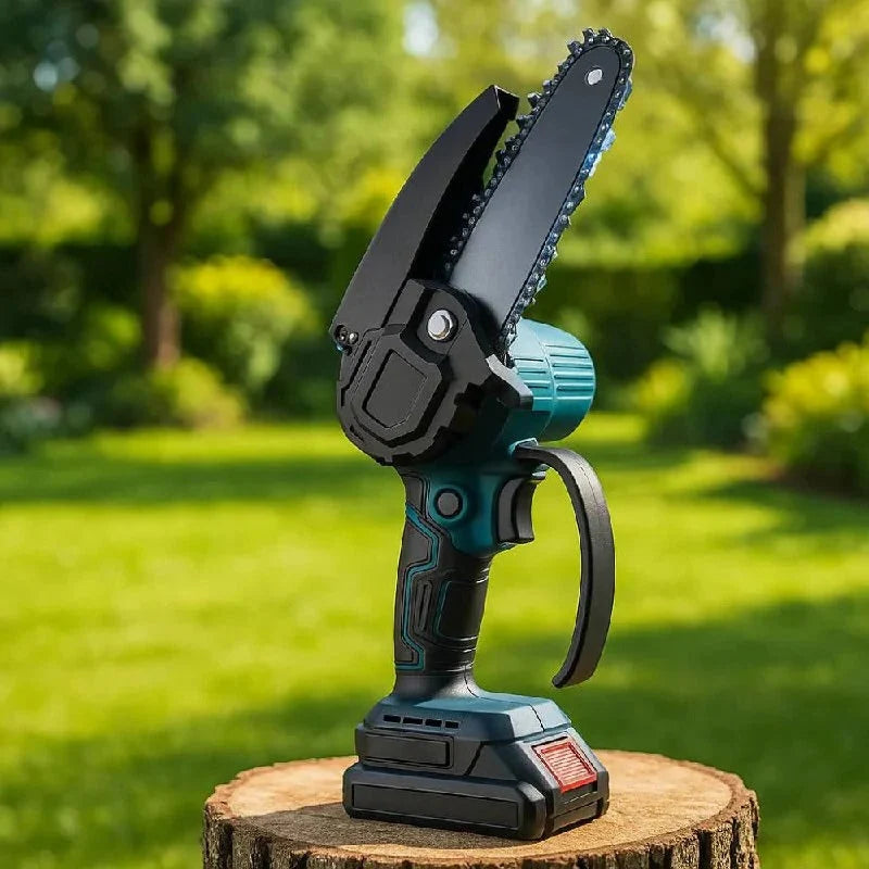 Cordless Electric Chainsaw Lightweight 30-Minute Runtime 1000W Motor