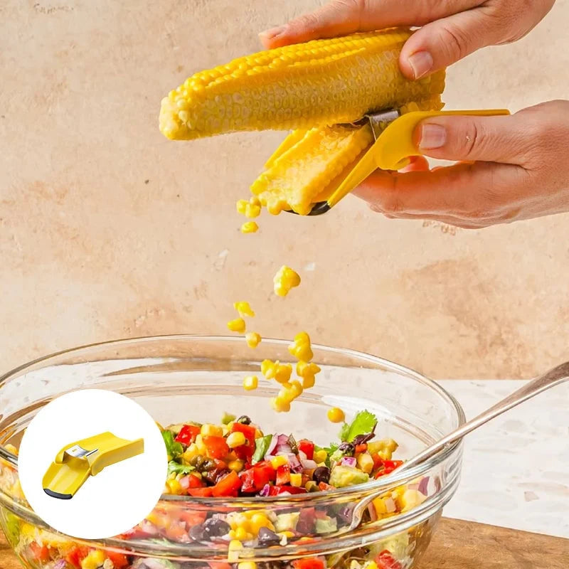 Corn Kernel Stripper Stainless Steel Blade Ergonomic Grip