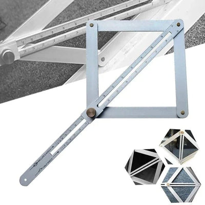Corner Angle Gauge Stainless Steel Secure Locking 10°-170° Scale