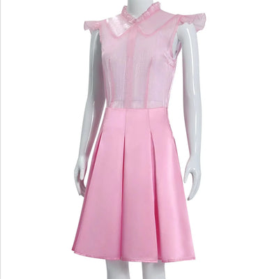 Cosplay Dress Fitted Bodice Layered Skirt & Sparkling Accents