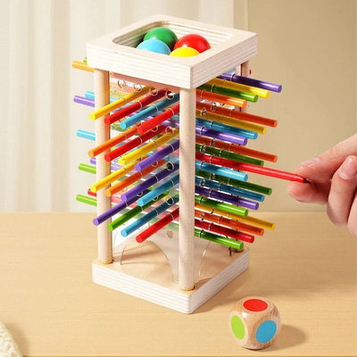 Counting Sticks Set Wooden Colorful Number Learning